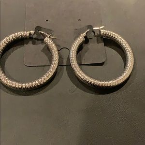 Silver Hoop Earrings